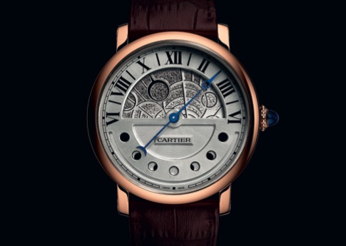 Montre Rotonde de Cartier Jour et Nuit version nuit