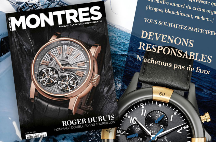 La Revue des Montres et Truetime contre le faux. La Revue des Montres et Truetime contre le faux.