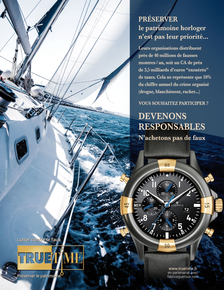 Stephan Ciejka and Fabrice Gueroux (Truetime Association), united for the new anti-counterfeit campaign release Stephan Ciejka and Fabrice Gueroux (Truetime Association), united for the new anti-counterfeit campaign release