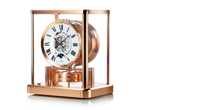Atmos Classique Phases de Lune de Jaeger Lecoultre : le temps à cœur ouvert. Atmos Classique Phases de Lune de Jaeger Lecoultre : le temps à cœur ouvert.