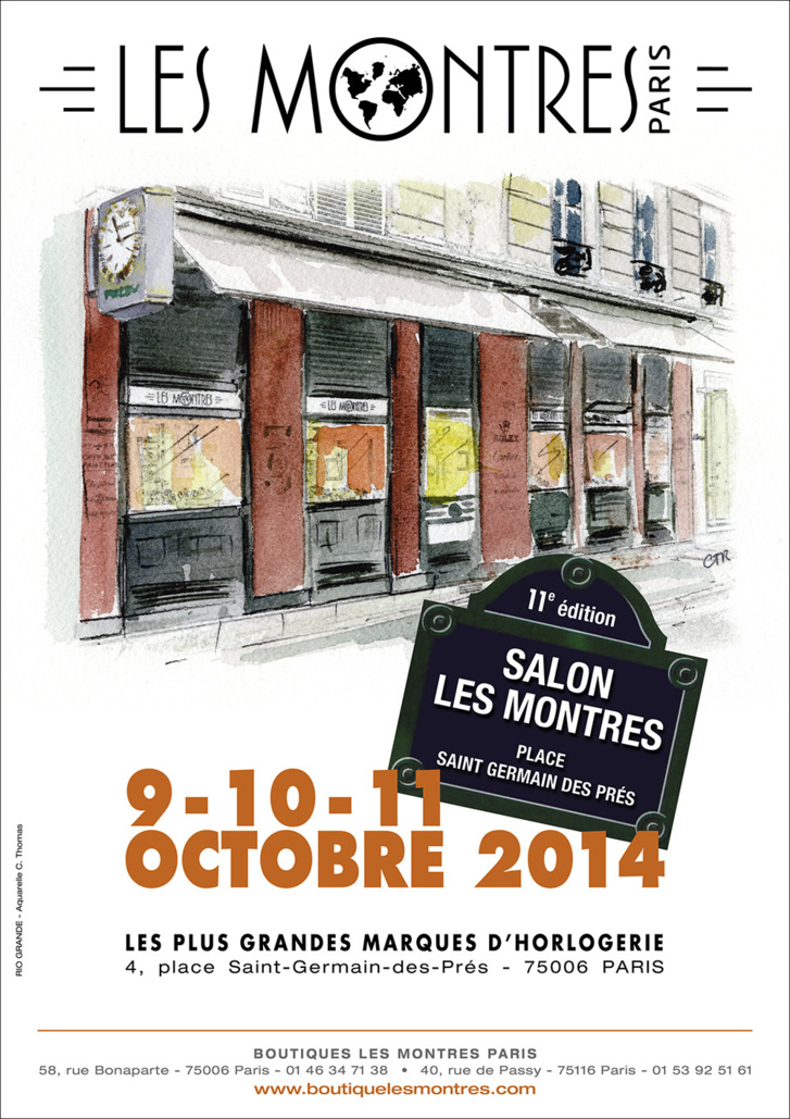Salon LES MONTRES - les 9, 10 et 11 octobre 2014