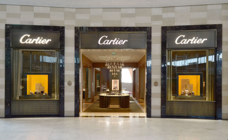 Boutique Cartier Roissy aéroport. Boutique Cartier Roissy aéroport.