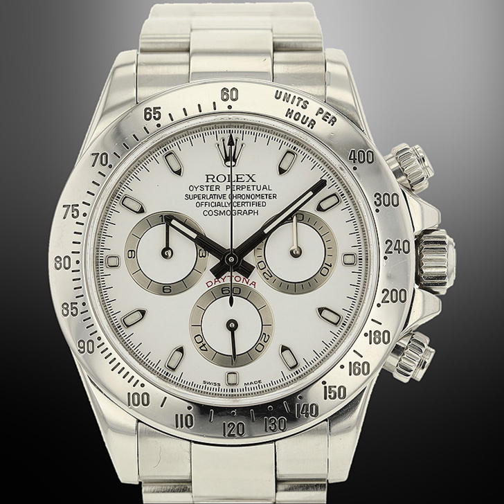 Rolex Daytona cadran blanc