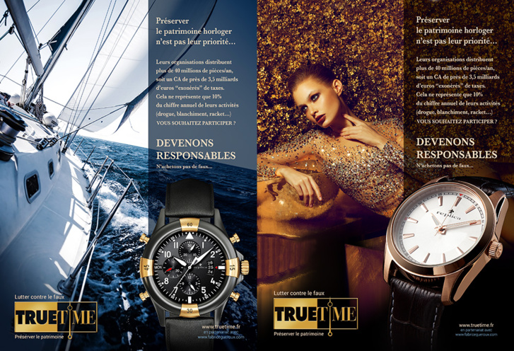 Campagne de lutte anti contrefaçon Truetime Campagne de lutte anti contrefaçon Truetime