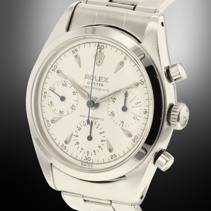 Rolex pre-Daytona cadran grisé aiguilles bleuies Rolex pre-Daytona cadran grisé aiguilles bleuies