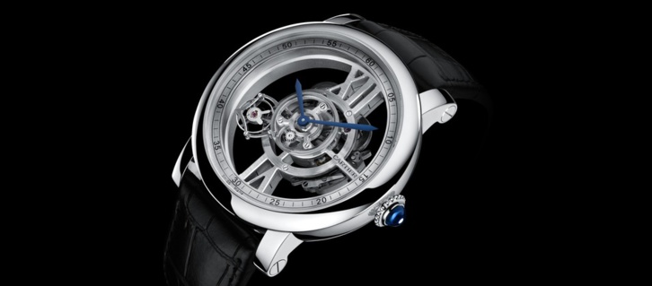 ​MONTRE ROTONDE DE CARTIER ASTROTOURBILLON SQUELETTE CALIBRE 9461 MC