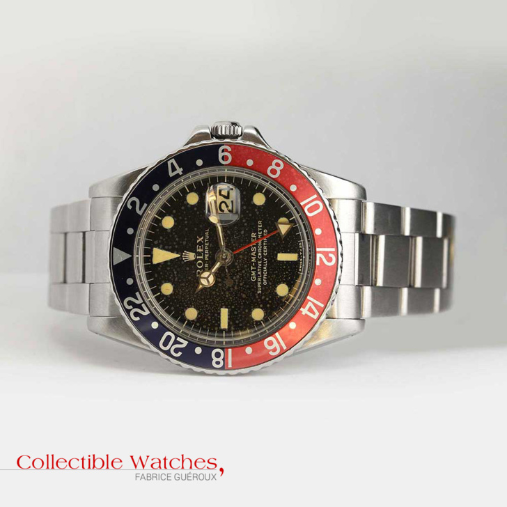 Rolex GMT-Master référence 1675 lunette pepsi Occasion Rolex GMT-Master référence 1675 lunette pepsi Occasion