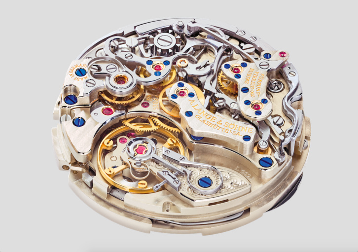 Le calibre L952.1 de manufacture Lange. Le calibre L952.1 de manufacture Lange.