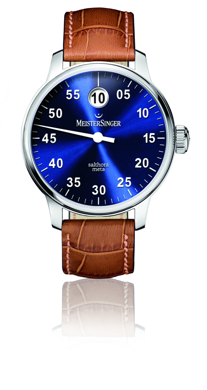 ​Salthora Meta de MeisterSinger : Une mono-aiguille à heure sautante version sport