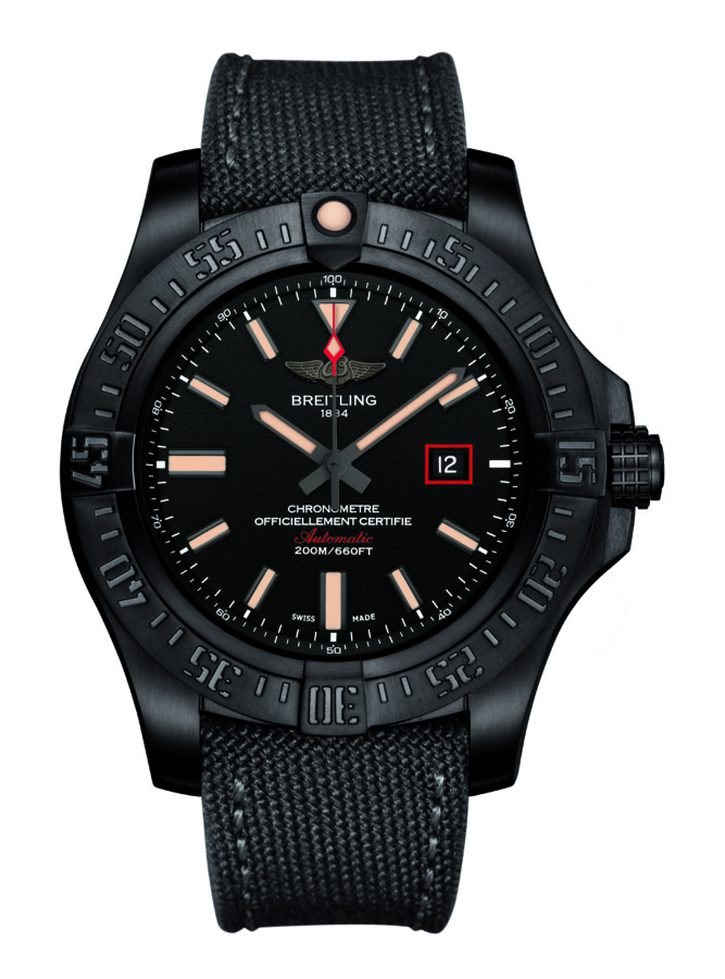 ​Breitling : Avenger Blackbird - nouveau diamètre de 44mm