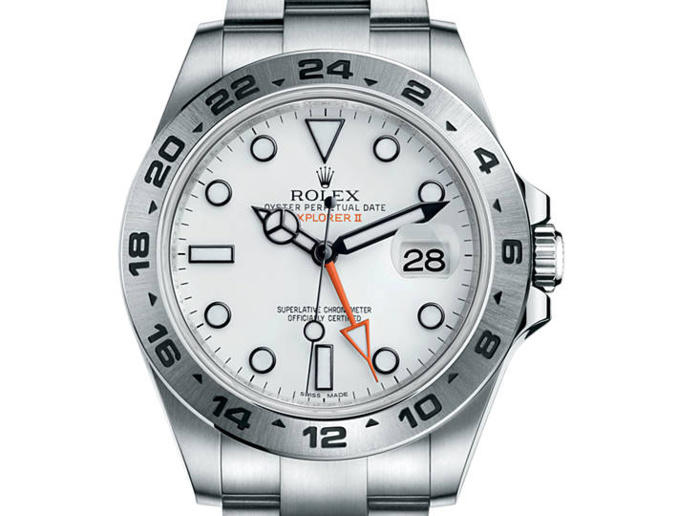 Prix du neuf Rolex 2015 Explorer II cadran blanc