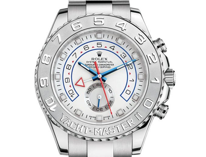 Prix du neuf Rolex 2015 Yacht-Master 2 or gris