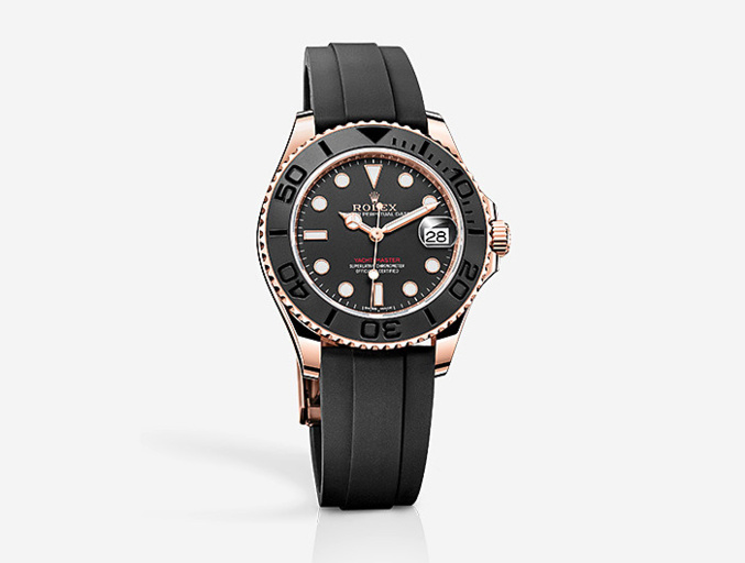 Prix du neuf Rolex 2015 Yacht-Master Everose Oysterflex® Medium 37mm