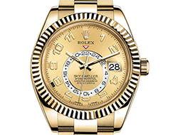 Prix du neuf Rolex 2015 Sky-Dweller or jaune