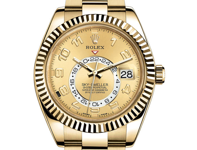 Prix du neuf Rolex 2015 Sky-Dweller or jaune