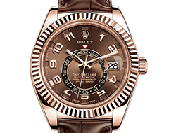 Prix du neuf Rolex 2015 Sky-Dweller Everose Cuir