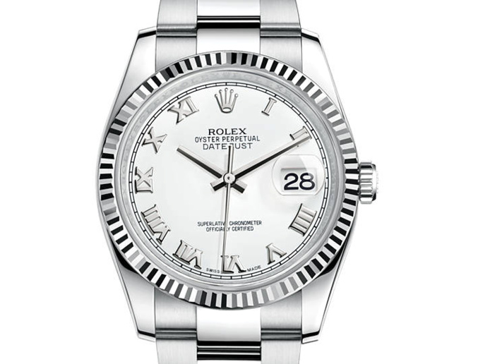 Prix du neuf Rolex 2015 Datejust (36mm) acier/or gris bracelet Oyster