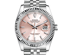 Prix du neuf Rolex 2015 Datejust (36mm) acier/or gris bracelet Jubilé