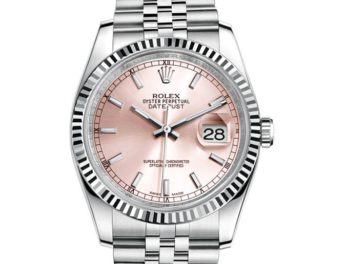Prix du neuf Rolex 2015 Datejust (36mm) acier/or gris bracelet Jubilé
