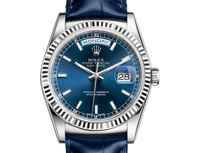 Rolex Day-Date or gris (36mm)