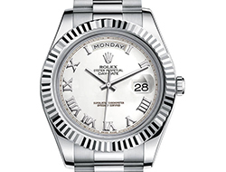 Rolex Day-Date II or gris (41mm)
