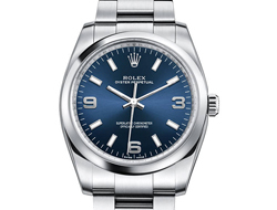 Rolex Oyster Perpetual 34mm cadran bleu