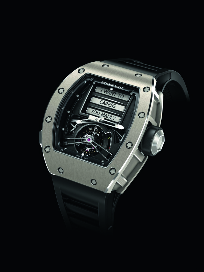 Tourbillon RM 69 Erotique de Richard Mille, l'innovation et la surprise toujours au rendez-vous Tourbillon RM 69 Erotique de Richard Mille, l'innovation et la surprise toujours au rendez-vous