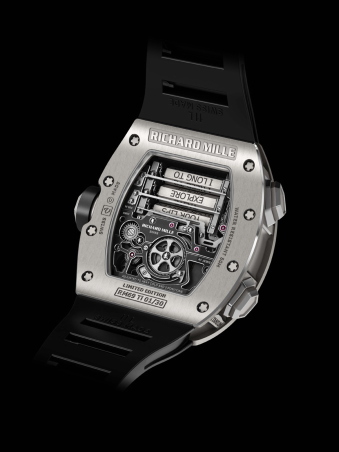 Tourbillon RM 69 Erotique de Richard Mille, l'innovation et la surprise toujours au rendez-vous