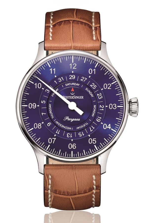 Pangaea Day Date de MeisterSinger - Le grand Bleu Pangaea Day Date de MeisterSinger - Le grand Bleu