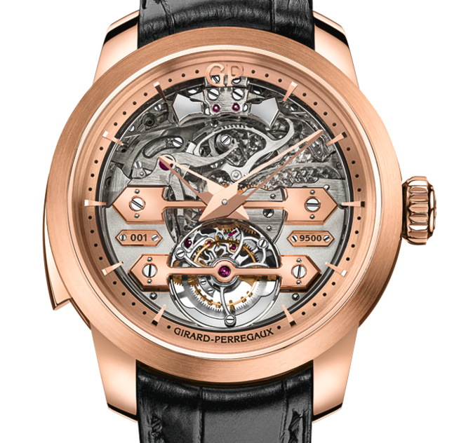 Girard-Perregaux Répétition Minutes Tourbillon sous Ponts d’Or remporte le Prix de la Montre à Sonnerie au Grand Prix d’Horlogerie de Genève 2015.