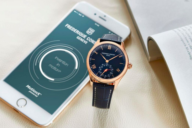La nouvelle version de l’Horological Smartwatch par Frédérique Constant. La nouvelle version de l’Horological Smartwatch par Frédérique Constant.