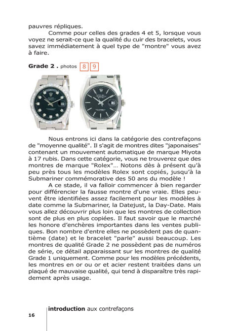 Le livre ''Vraies et fausses montres'' - Rolex Panerai Vacheron Breitling... Le livre de référence sur les contrefaçons de montres bracelets.