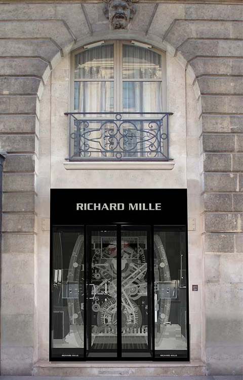 UNE BOUTIQUE RICHARD MILLE OUVRE A PARIS, 2 PLACE VENDOME