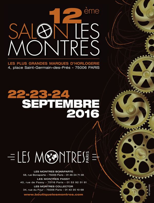 « Les Montres » font leur show à Paris les 22, 23 et 24 septembre 2016