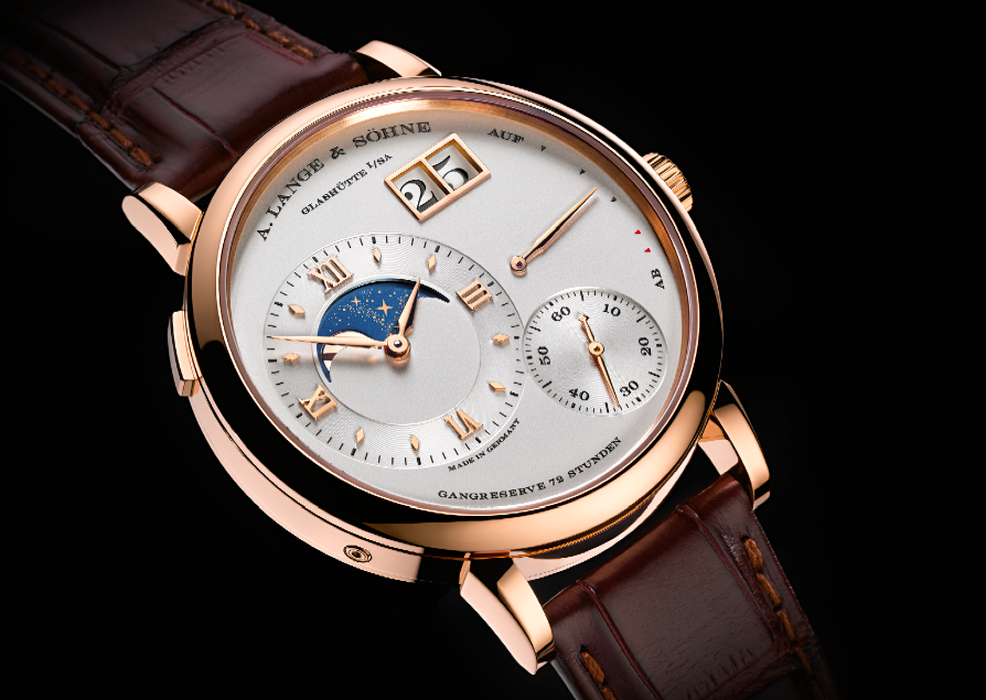 A. LANGE SOHNE GRANDE LANGE 1 PHASES DE LUNE or rose