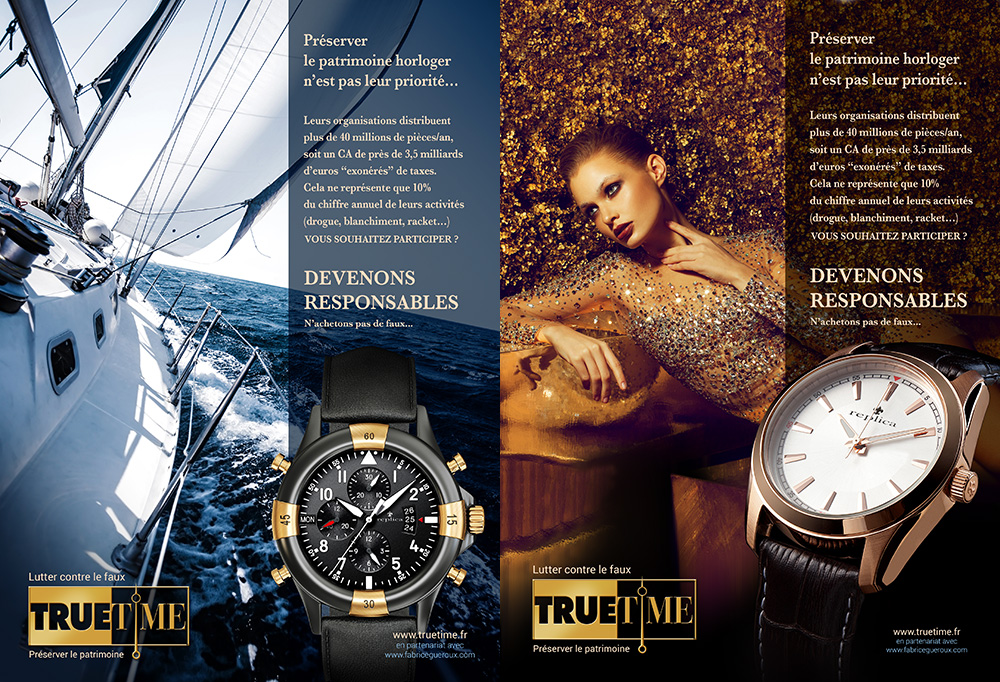 Campagne de lutte anti contrefaçon Truetime
