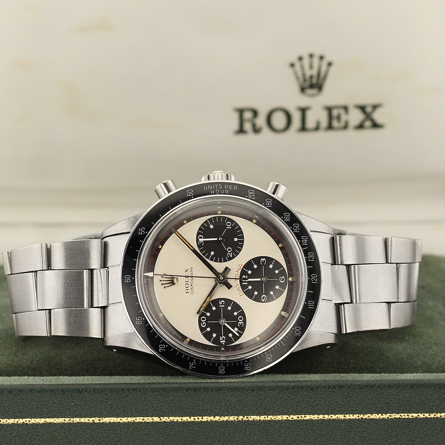 Rolex Daytona Paul Newman 6264 acier boîte Rolex vintage - occasion