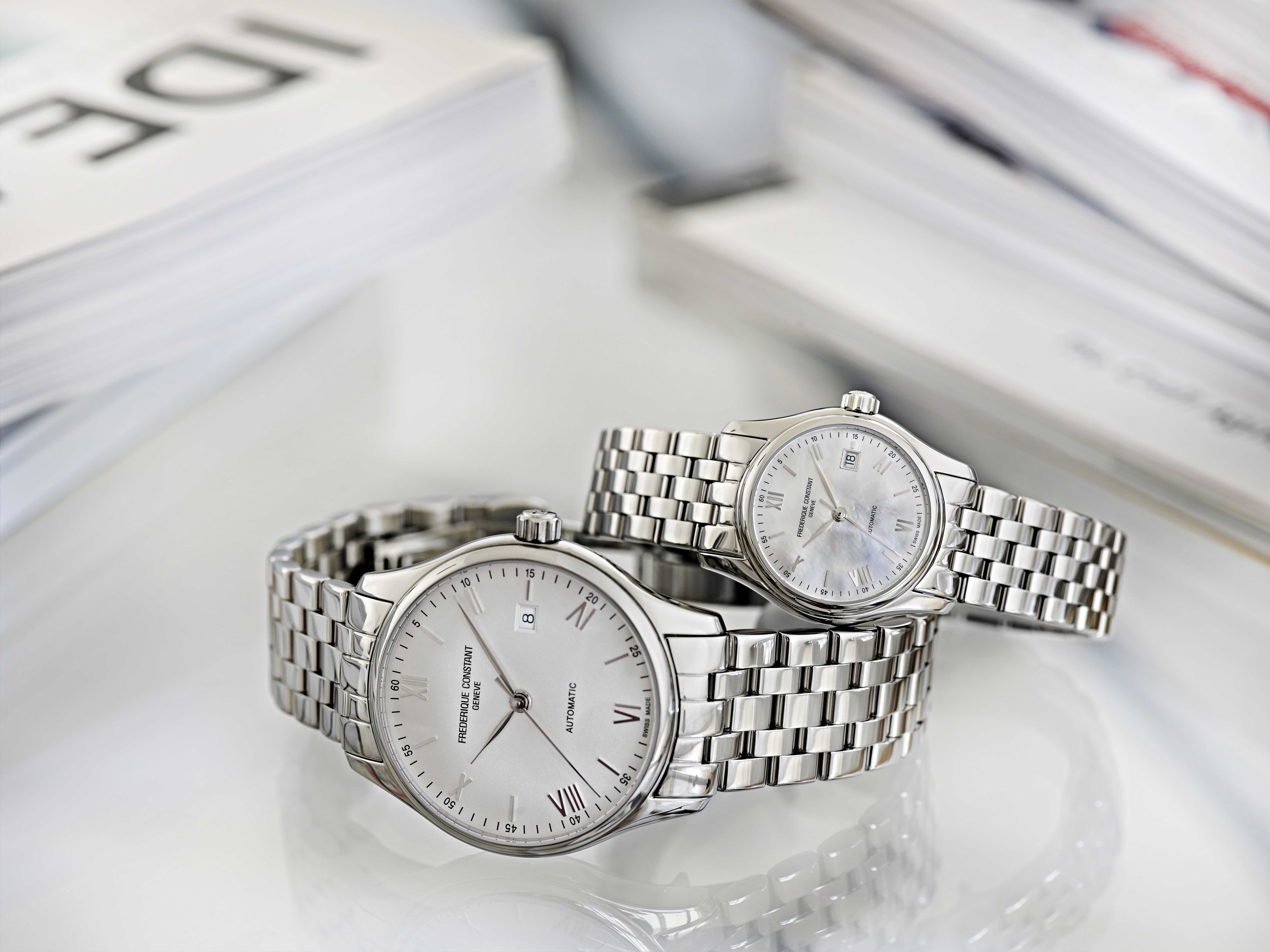 ​Frédérique Constant - Index Automatic Pair : Un duo de montres pour Elle & Lui