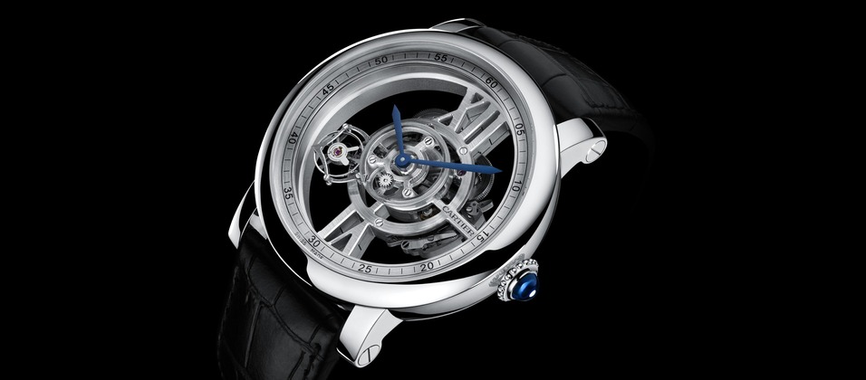 ​MONTRE ROTONDE DE CARTIER ASTROTOURBILLON SQUELETTE CALIBRE 9461 MC