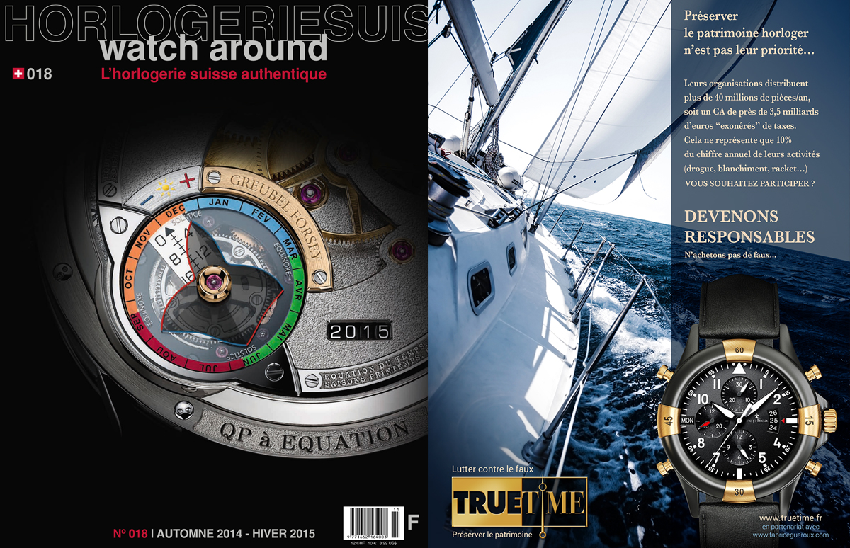 Magazine horloger Watcharound - Membre d'honneur de l'association Truetime