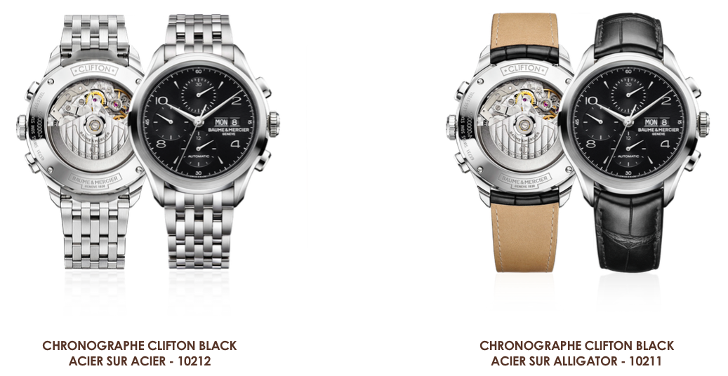 ​Baume et Mercier - Chronographe clifton black «black is beautiful»