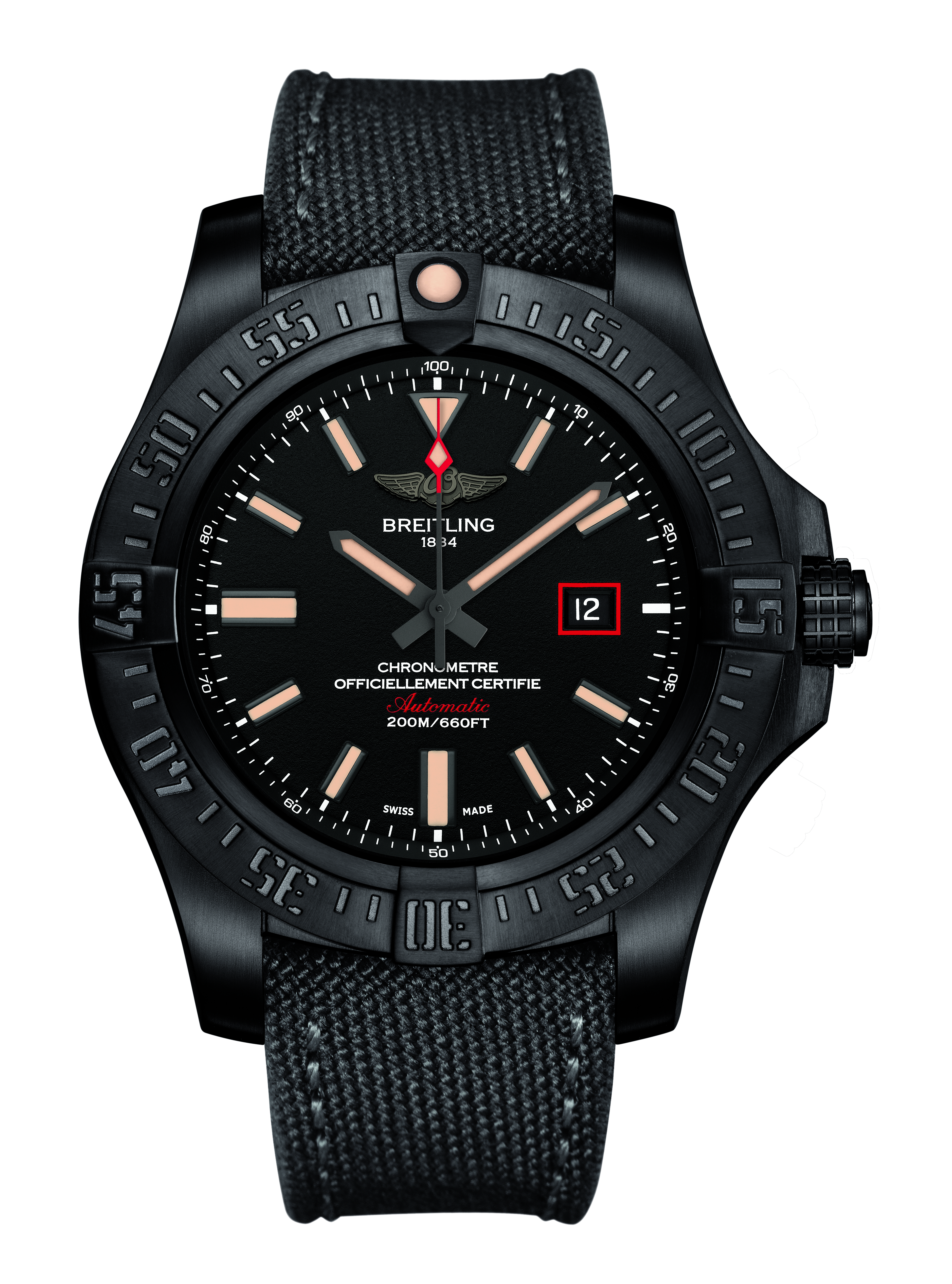 ​Breitling : Avenger Blackbird - nouveau diamètre de 44mm
