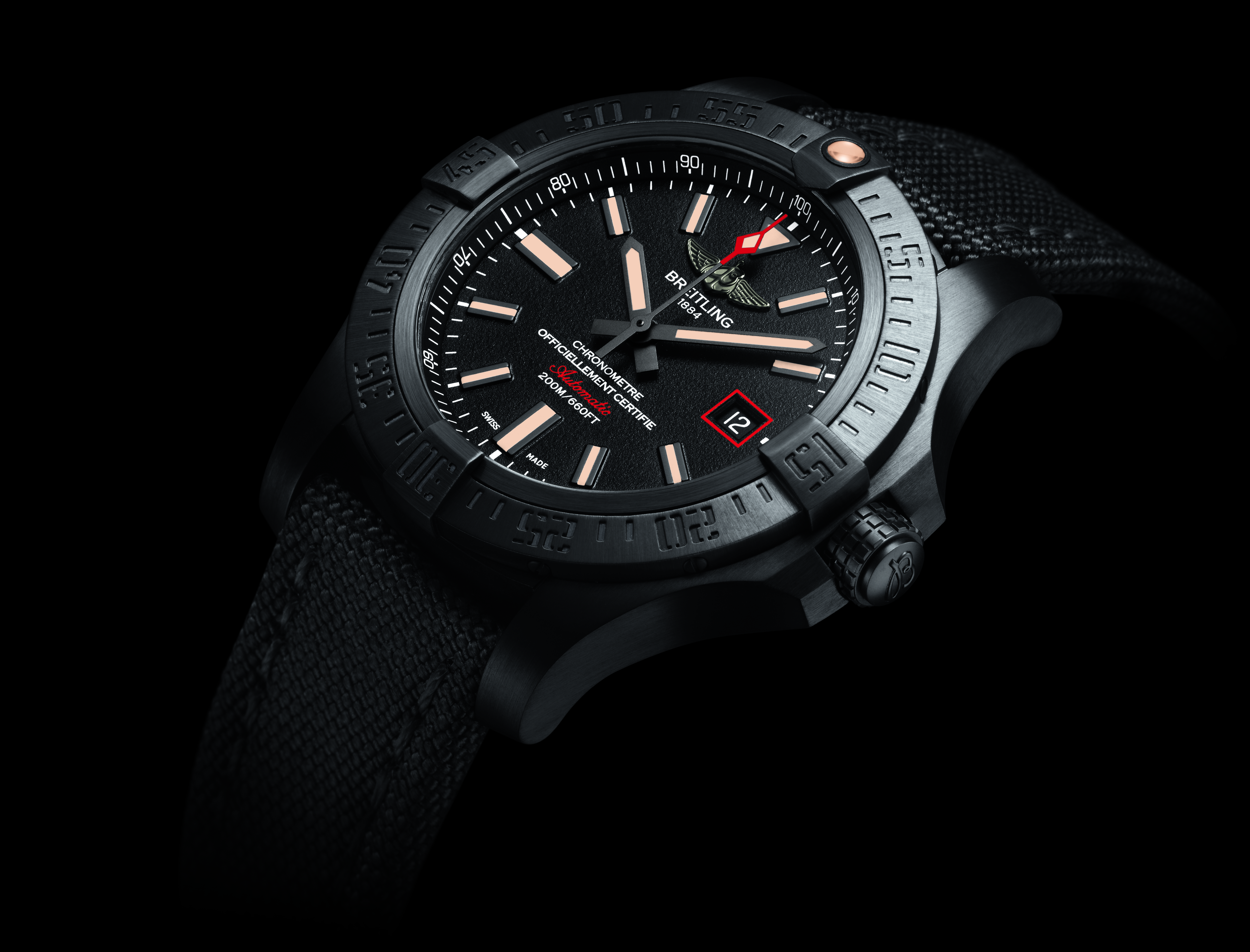 ​Breitling : Avenger Blackbird - nouveau diamètre de 44mm