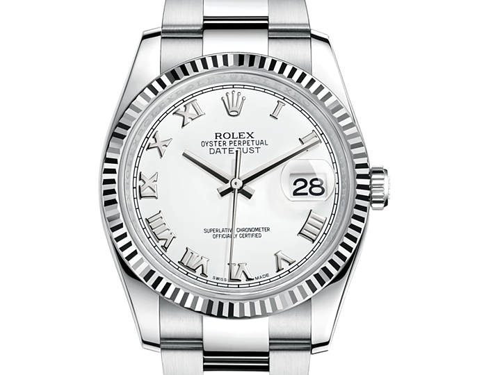 Prix du neuf Rolex 2015 Datejust (36mm) acier/or gris bracelet Oyster
