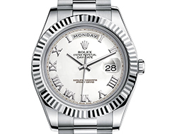 Rolex Day-Date II or gris (41mm)