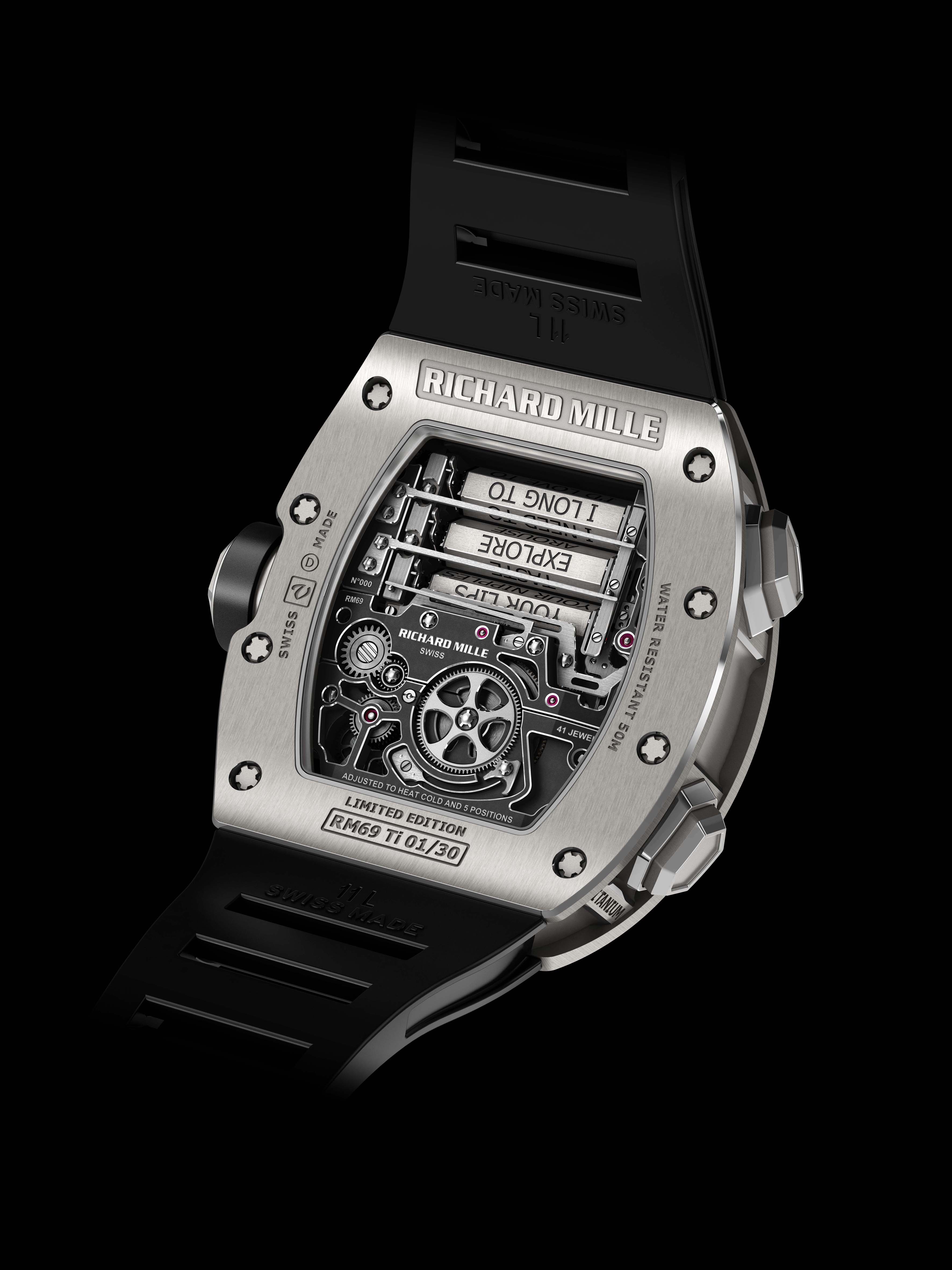 Tourbillon RM 69 Erotique de Richard Mille, l'innovation et la surprise toujours au rendez-vous