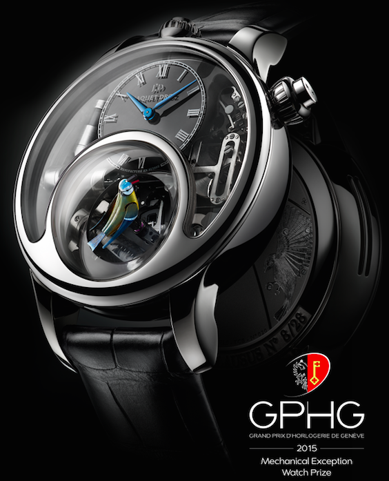 Jacquet Droz récompensé au grand prix d’horlogerie de Genève. Jacquet Droz récompensé au grand prix d’horlogerie de Genève.