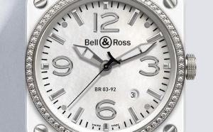 BELL &amp; ROSS INSTRUMENT BR 03 WHITE CERAMIC Boîtier 42 mm