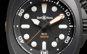 BELL &amp; ROSS INSTRUMENT BR 02 - 1000 M Boîtier 44 mm