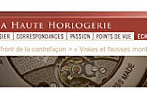 Presse - Fabrice Guéroux - Montres et contrefaçons